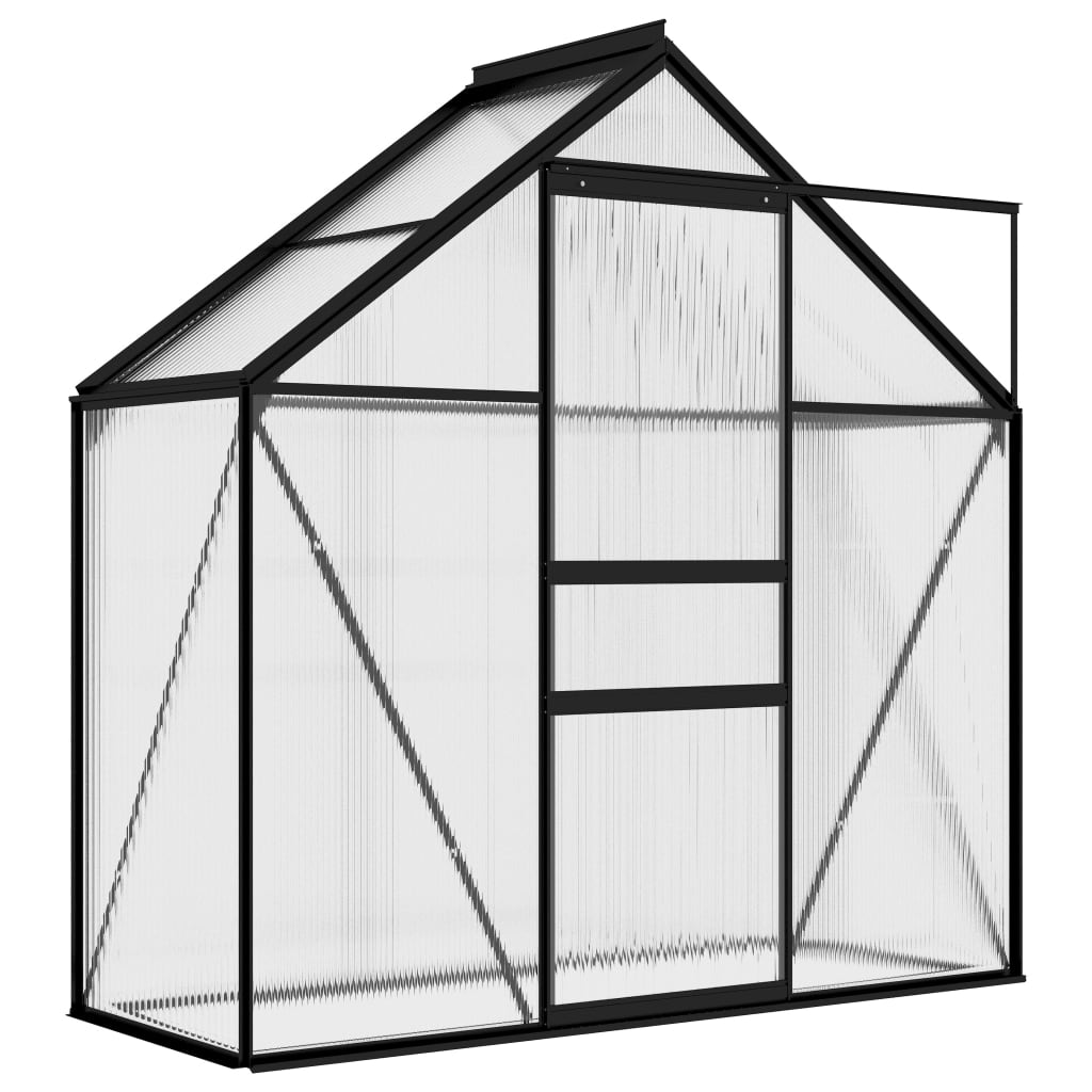 vidaXL Greenhouse Patio Grow House Outdoor Green House Anthracite Aluminum