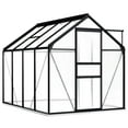 thumbnail image 1 of vidaXL Greenhouse Patio Outdoor Grow House with Base Frame Anthracite Aluminum, 1 of 5