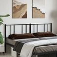 thumbnail image 1 of vidaXL Replace Headboard Black Powder-Coated Steel 76 in wide Durable, 1 of 4