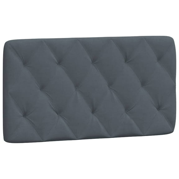 vidaXL Headboard Cushion Decorative Upholstered Pillow Back Bedroom Velvet