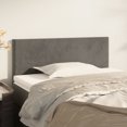 thumbnail image 1 of vidaXL Headboard Dark Gray 39.4"x2"x30.7"/34.6" Velvet, 1 of 77