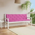thumbnail image 1 of vidaXL Indoor/Outdoor Bench Cushions 2 pcs, Water-Repellent, Pink 70.9"x19.7"x2.8", 1 of 9