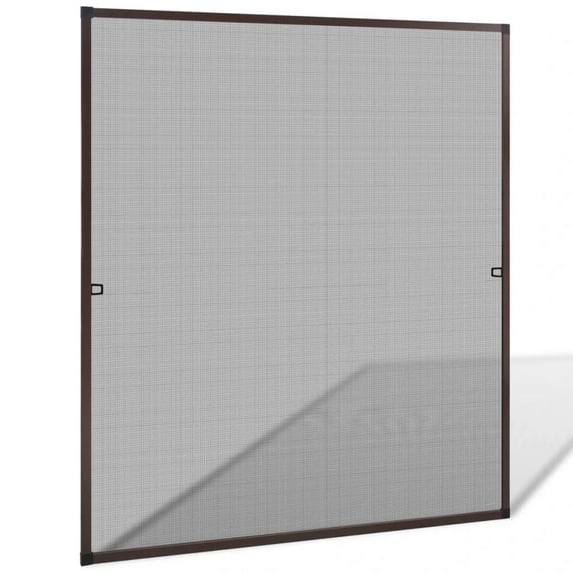 vidaXL Insect Screen Mosquito Net Window Bug Screen Fiberglass Mesh Aluminum