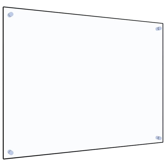 vidaXL Kitchen Backsplash Wall Tile Panel Sink Splash Guard Tempered Glass