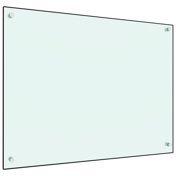 vidaXL Kitchen Backsplash Wall Tile Panel Sink Splash Guard Tempered Glass