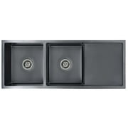 vidaXL Kitchen Sink Undermount Sink with Strainer Stainless Steel Sink Square