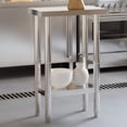 thumbnail image 1 of vidaXL Kitchen Work Table 21.7"x21.7"x33.5" Stainless Steel, 1 of 9