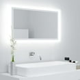 thumbnail image 1 of vidaXL LED Bathroom Mirror Chipboard Washroom Wall Home Furniture Multi Colors, 1 of 52