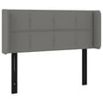 thumbnail image 1 of vidaXL LED Headboard Bed Headboard Home Bedroom Upholstered Headboard Fabric, 1 of 55
