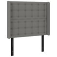 thumbnail image 1 of vidaXL LED Headboard Bed Headboard Home Bedroom Upholstered Headboard Fabric, 1 of 77