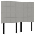 thumbnail image 1 of vidaXL LED Headboard Bed Headboard Home Bedroom Upholstered Headboard Fabric, 1 of 57