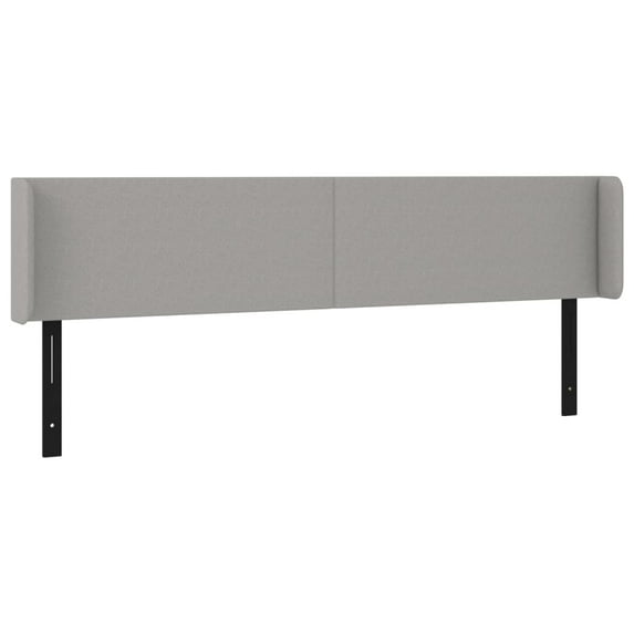 vidaXL LED Headboard Bed Headboard Home Bedroom Upholstered Headboard Fabric