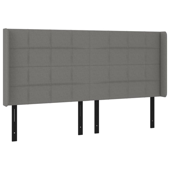 vidaXL LED Headboard Bed Headboard Home Bedroom Upholstered Headboard Fabric