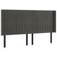 thumbnail image 1 of vidaXL LED Headboard Bed Headboard Home Bedroom Upholstered Headboard Velvet, 1 of 58