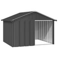 thumbnail image 1 of vidaXL Dog House Outdoor Pet Kennel Puppy Shelter Kennel Galvanized Steel, 1 of 5