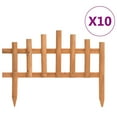 thumbnail image 1 of vidaXL Lawn Edgings 10 pcs Firwood 14.4', 1 of 5