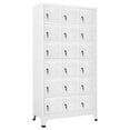 thumbnail image 1 of vidaXL Locker Cabinet with 18 Compartments Metal 35.4"x15.7"x70.9", 1 of 8