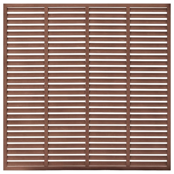 vidaXL Louver Fence Decor Outdoor Garden Patio Privacy Screen Fence Panel WPC