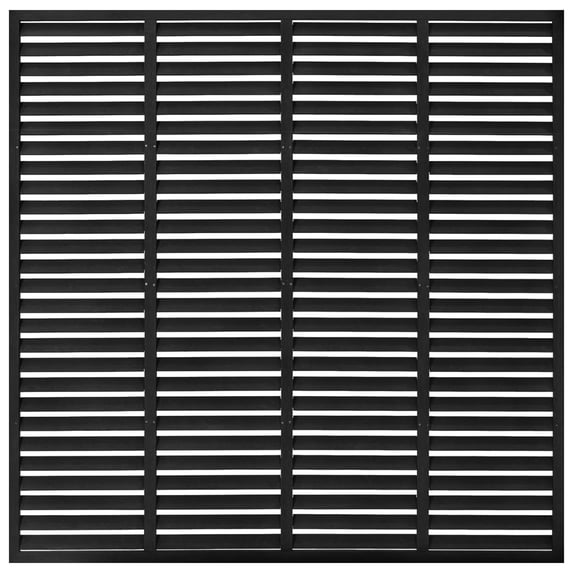 vidaXL Louver Fence Decor Outdoor Garden Patio Privacy Screen Fence Panel WPC