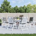 thumbnail image 1 of vidaXL Lowback Chair Cushions 6 pcs Gray Oxford Fabric, 1 of 9