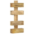 thumbnail image 1 of vidaXL Magazine Wall Rack 11.8"x4.3"x28.3" Solid Mango Wood, 1 of 11