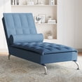 thumbnail image 1 of vidaXL Massage Chaise Lounge with Bolster Bedroom Living Room Furniture Fabric, 1 of 19