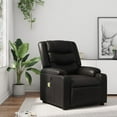 thumbnail image 1 of vidaXL Massage Recliner Chair Black, 1 of 5