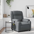 thumbnail image 1 of vidaXL Massage Recliner Chair Gray, 1 of 5
