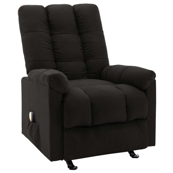 vidaXL Massage Recliner Electric Massaging Recliner Chair for Elderly Fabric