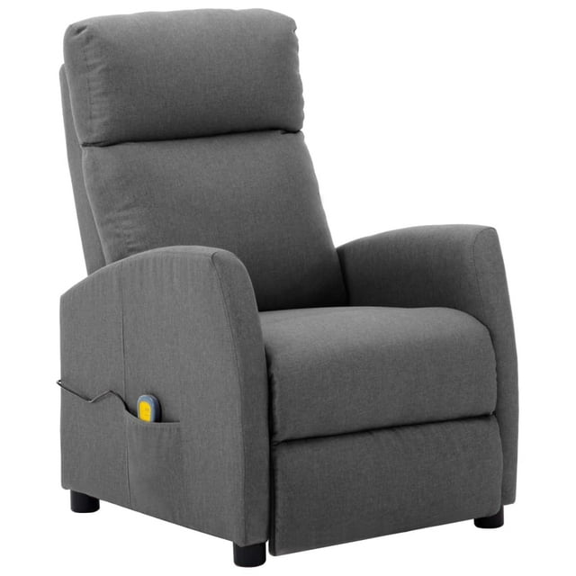 vidaXL Massage Recliner Electric Massaging Recliner Chair for Elderly Fabric