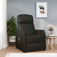 thumbnail image 1 of vidaXL Massage Reclining Chair Leisure Recliner for Home Theater Faux Leather, 1 of 10