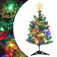 thumbnail image 1 of vidaXL Mini Artificial Pre-lit Christmas Tree with LEDs Xmas Decoration Green, 1 of 10