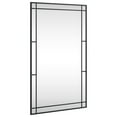 thumbnail image 1 of vidaXL Mirror Decorative Wall Mounted Make up Mirror Black Rectangle Iron, 1 of 65