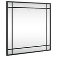 thumbnail image 1 of vidaXL Mirror Decorative Wall Mounted Make up Mirror Black Rectangle Iron, 1 of 65