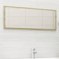 thumbnail image 1 of vidaXL Mirror Wall Mounted Rectangular Bathroom Furniture Engineered Wood, 1 of 6