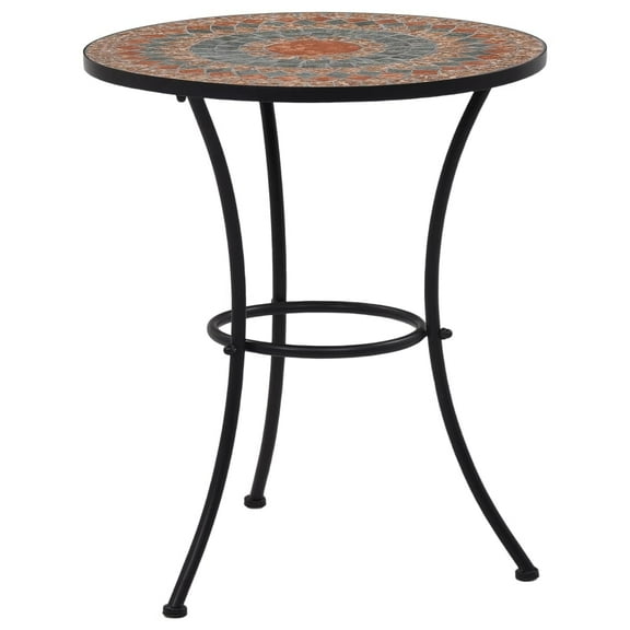 vidaXL Mosaic Bistro Table Outdoor Garden Side Table Patio Furniture Ceramic