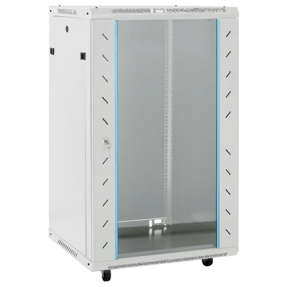 vidaXL Network Cabinet IT Data Storage Rack Unit Standing Network Equiment