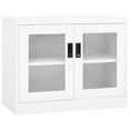 thumbnail image 1 of vidaXL Office Cabinet White 35.4"x15.7"x27.6" Steel, 1 of 100