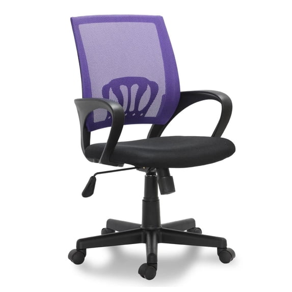 vidaXL Office Chair Plastic Black 35.4"-39.8"