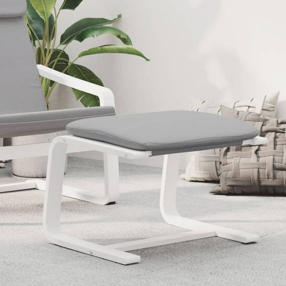 vidaXL Ottoman Footstool Pouf Hassock Stool Pouffe Living Room Seat Fabric