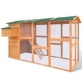 thumbnail image 1 of vidaXL Outdoor Chicken Cage Hen House Large Space Wood, 1 of 9