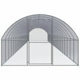 thumbnail image 1 of vidaXL Outdoor Chicken Coop 9.8'x78.7'x6.6' Galvanized Steel, 1 of 6