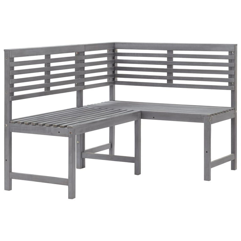 Garden corner seating wood deals