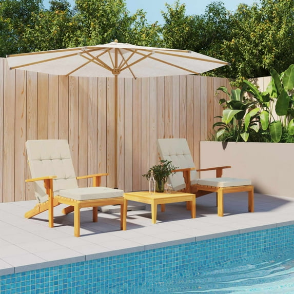 vidaXL Outdoor Cushion 2 Pcs Patio Outdoor Furniture Pillow Oxford Fabric