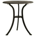 thumbnail image 1 of vidaXL Outdoor Dining Table Garden Patio Table with Glass Top Cast Aluminum, 1 of 20