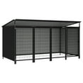 thumbnail image 1 of vidaXL Outdoor Dog Kennel 99.6"x52.4"x45.7", 1 of 27