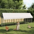 thumbnail image 1 of vidaXL Dog Kennel Silver Galvanized steel, 100% polyethylene Large, 1 of 11