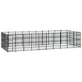 thumbnail image 1 of vidaXL Outdoor Dog Kennel Large Dog Crate Dog Cage Exercise Playpen Steel, 1 of 73