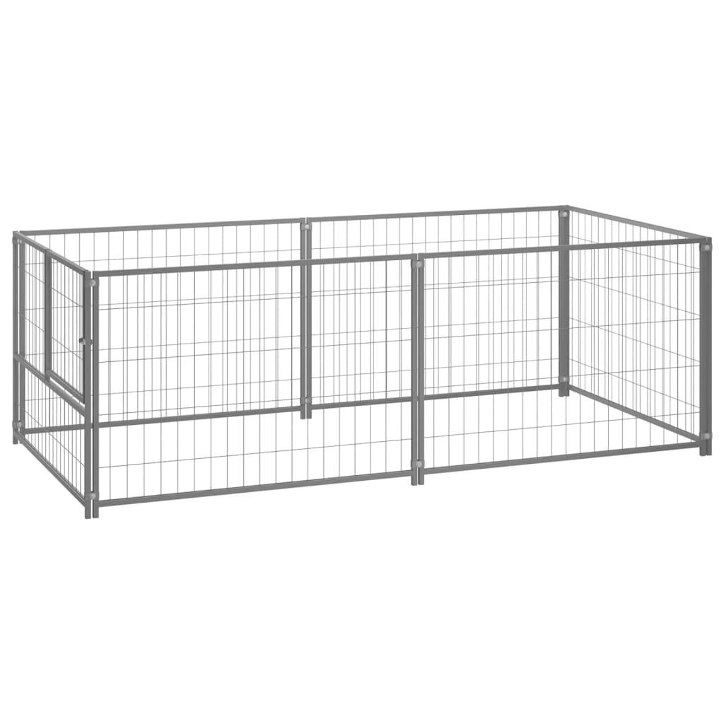 vidaXL Outdoor Dog Kennel Large Dog Crate Dog Cage Exercise Playpen