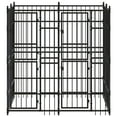thumbnail image 1 of vidaXL Outdoor Dog Kennel Steel 39.7 ft², 1 of 6